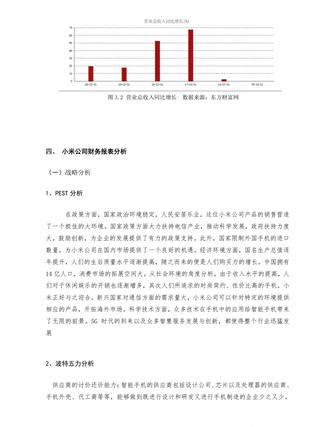 财务管理论文?小米公司财务报表分析报告