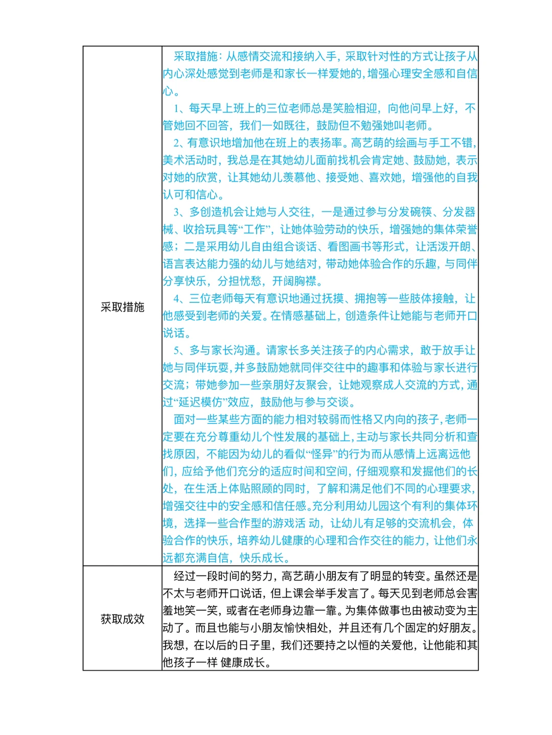 中班一等奖观察记录 | 145份
