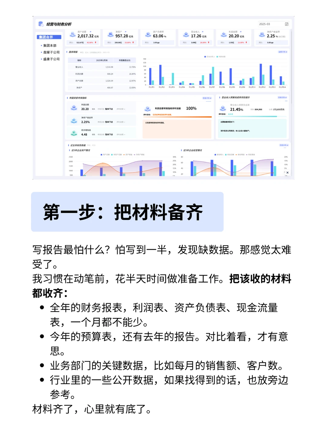 老板爱看的年度财务报告｜这么写就对了！
