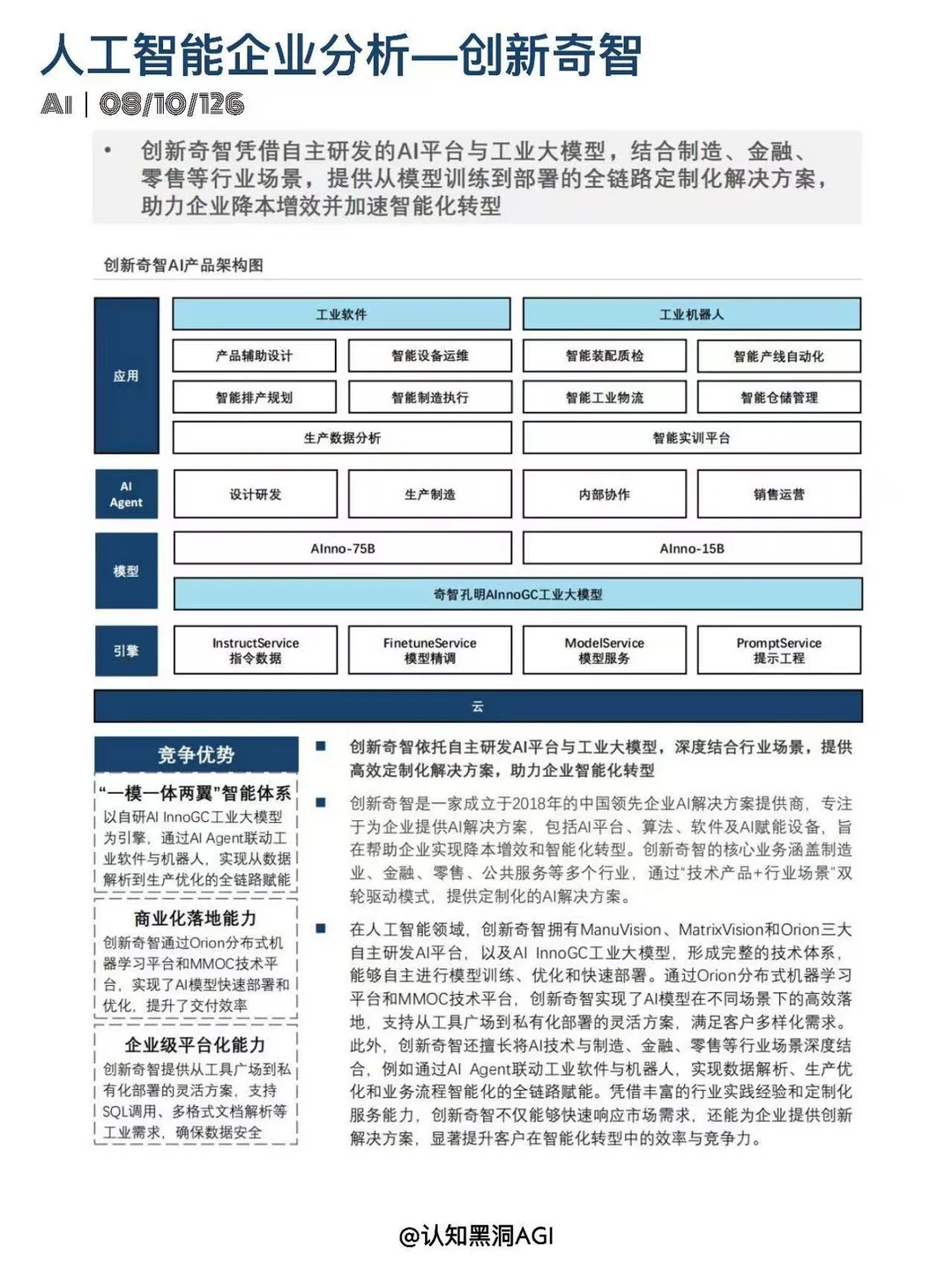 人工智能行业·中国10大企业分析