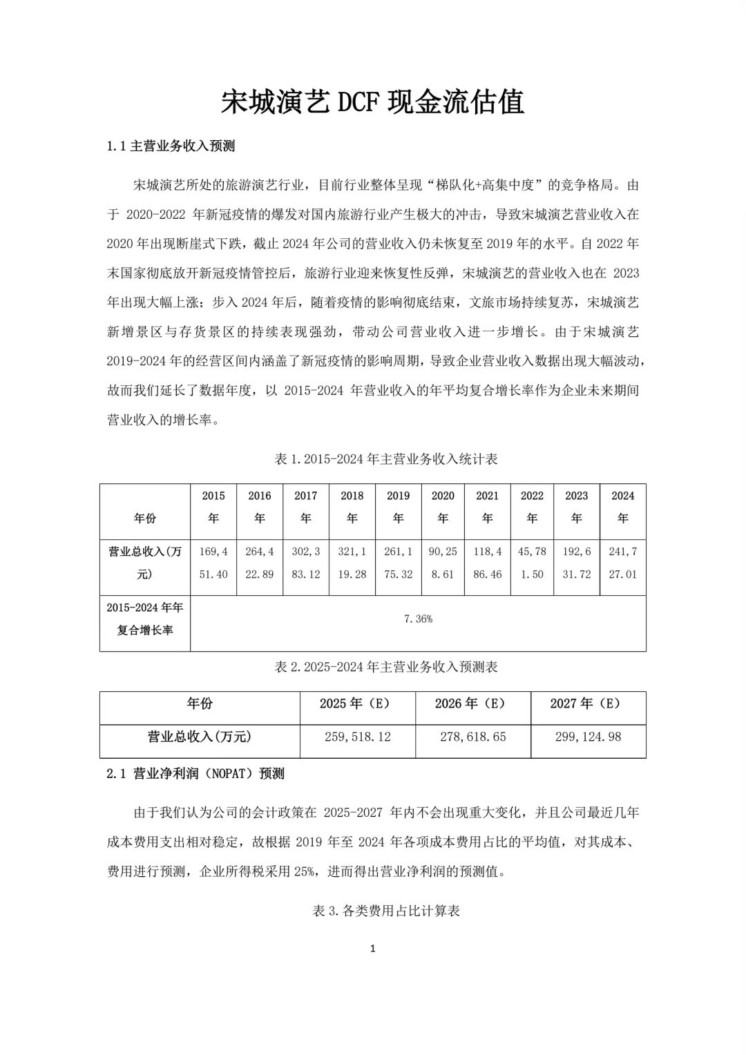 ?接：企业估值，DCF，FCFF计算和估值