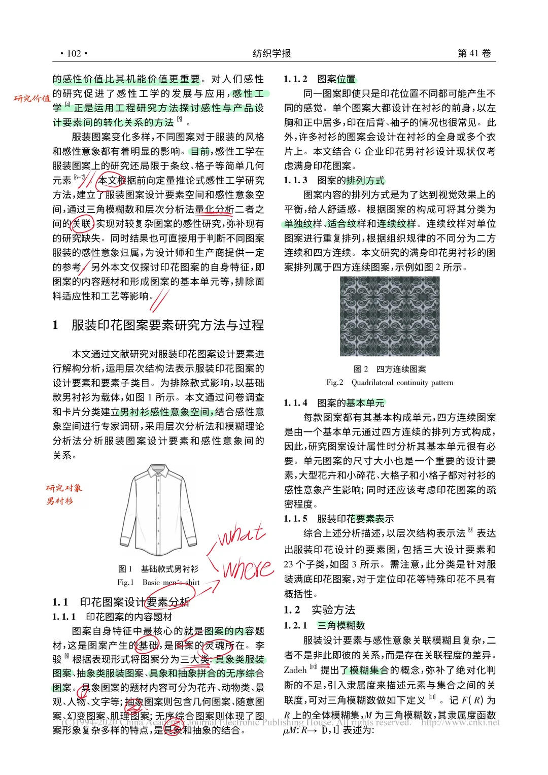 论文带读DAY6|服装的图案设计的感知性研究