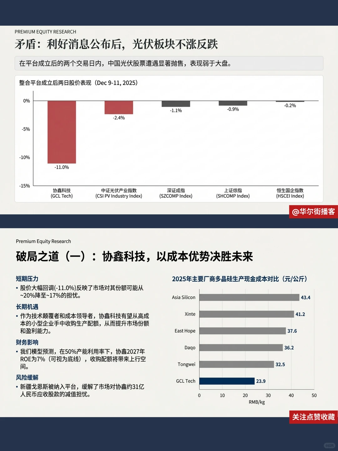 小摩看好光伏整合,协鑫大全获超配