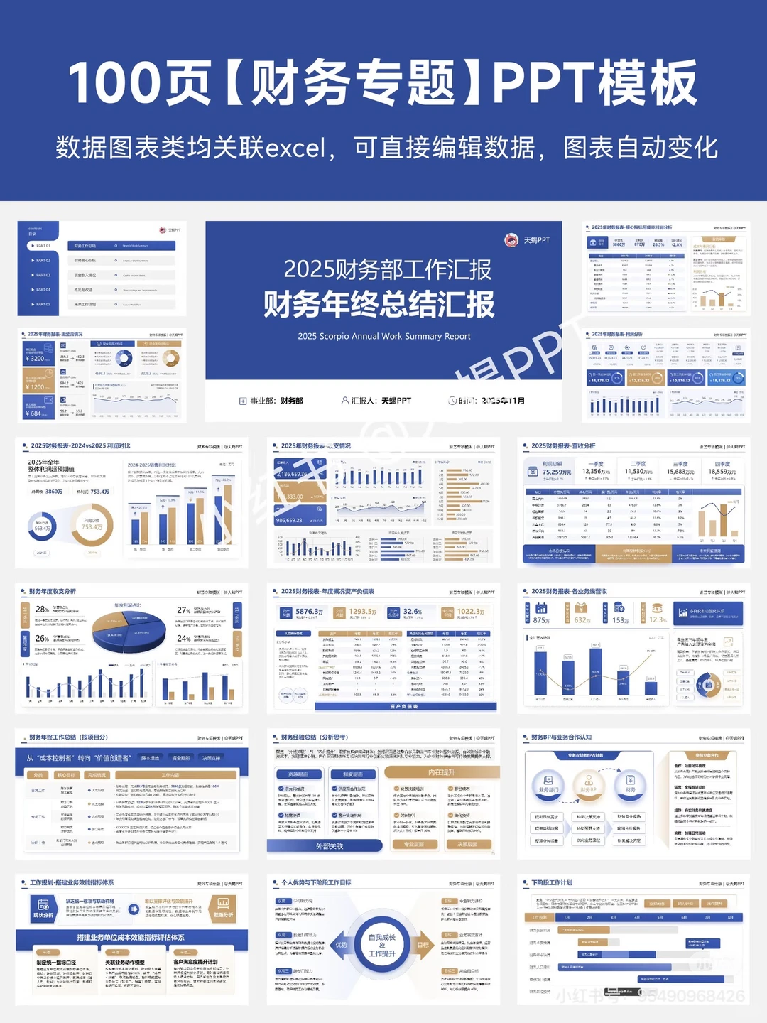 财务年终总结PPT