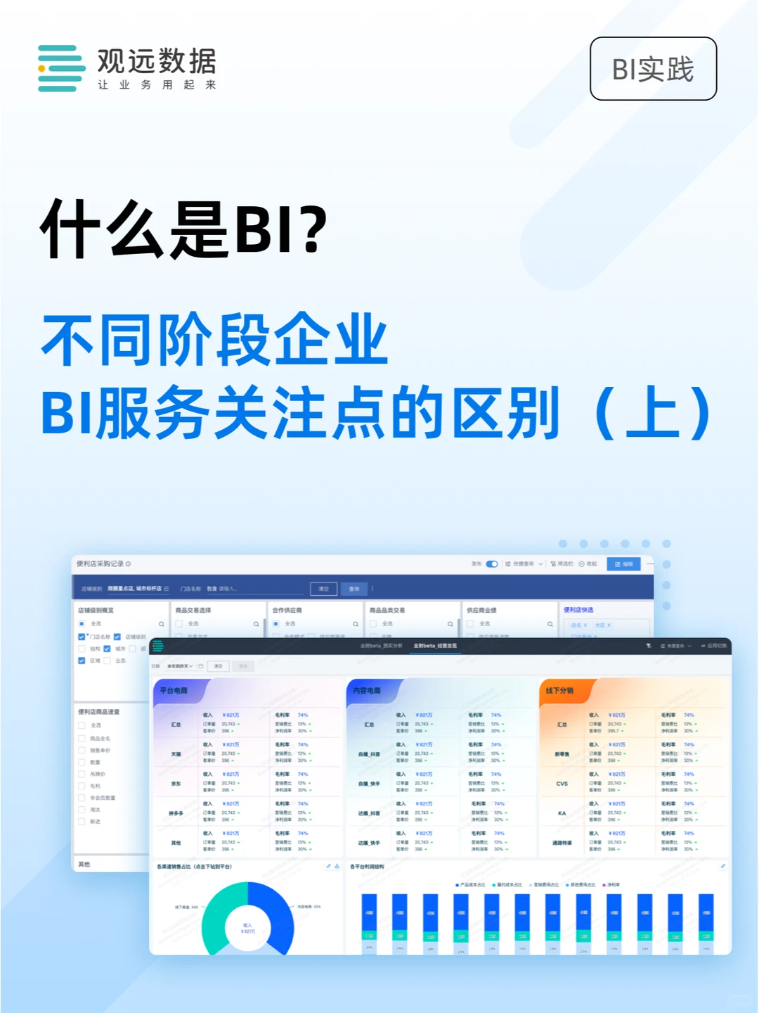 商业智能(BI)和数据分析有什么区别❓