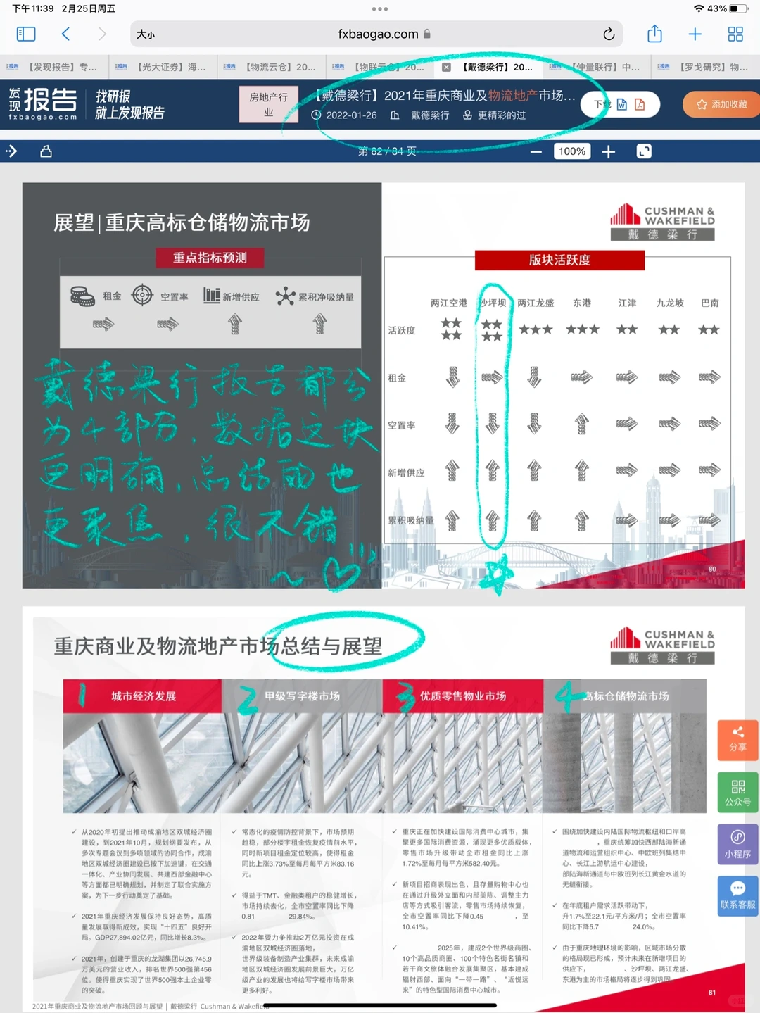 物流地产行业分析报告|5⃣️大专业机构展望
