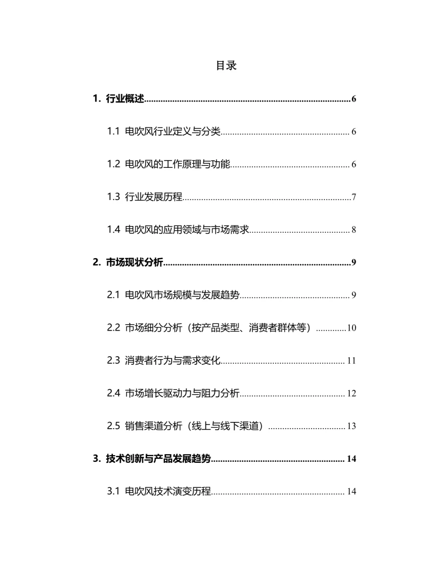 2025年电吹风行业调研分析报告