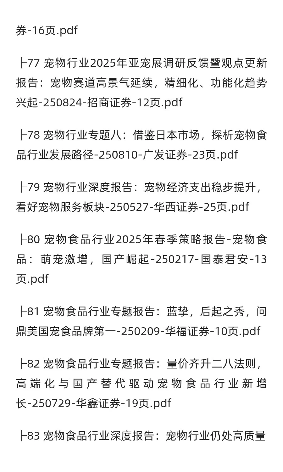 2025年宠物市场分析报告(100份)