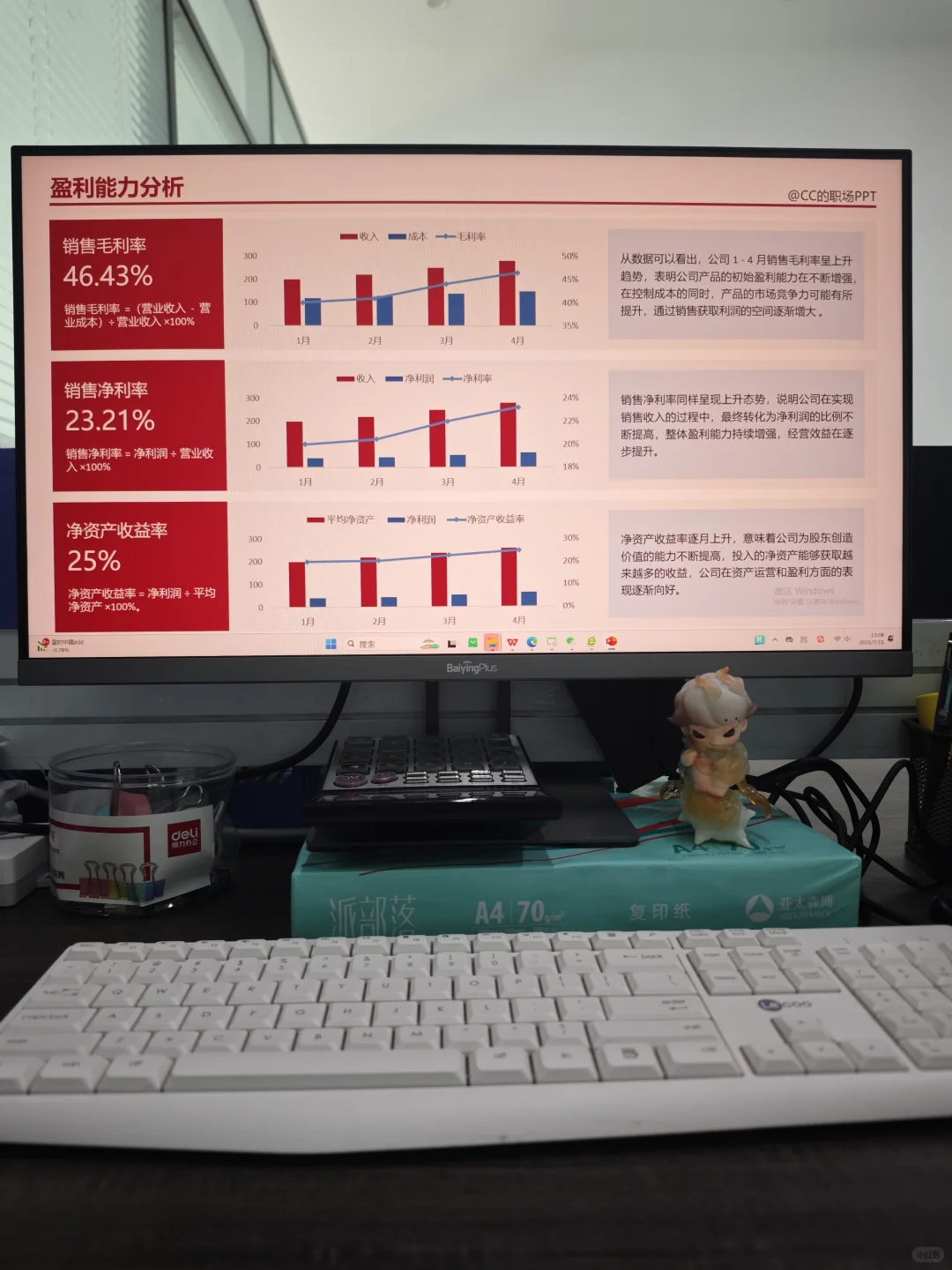 财务分析汇报ppt