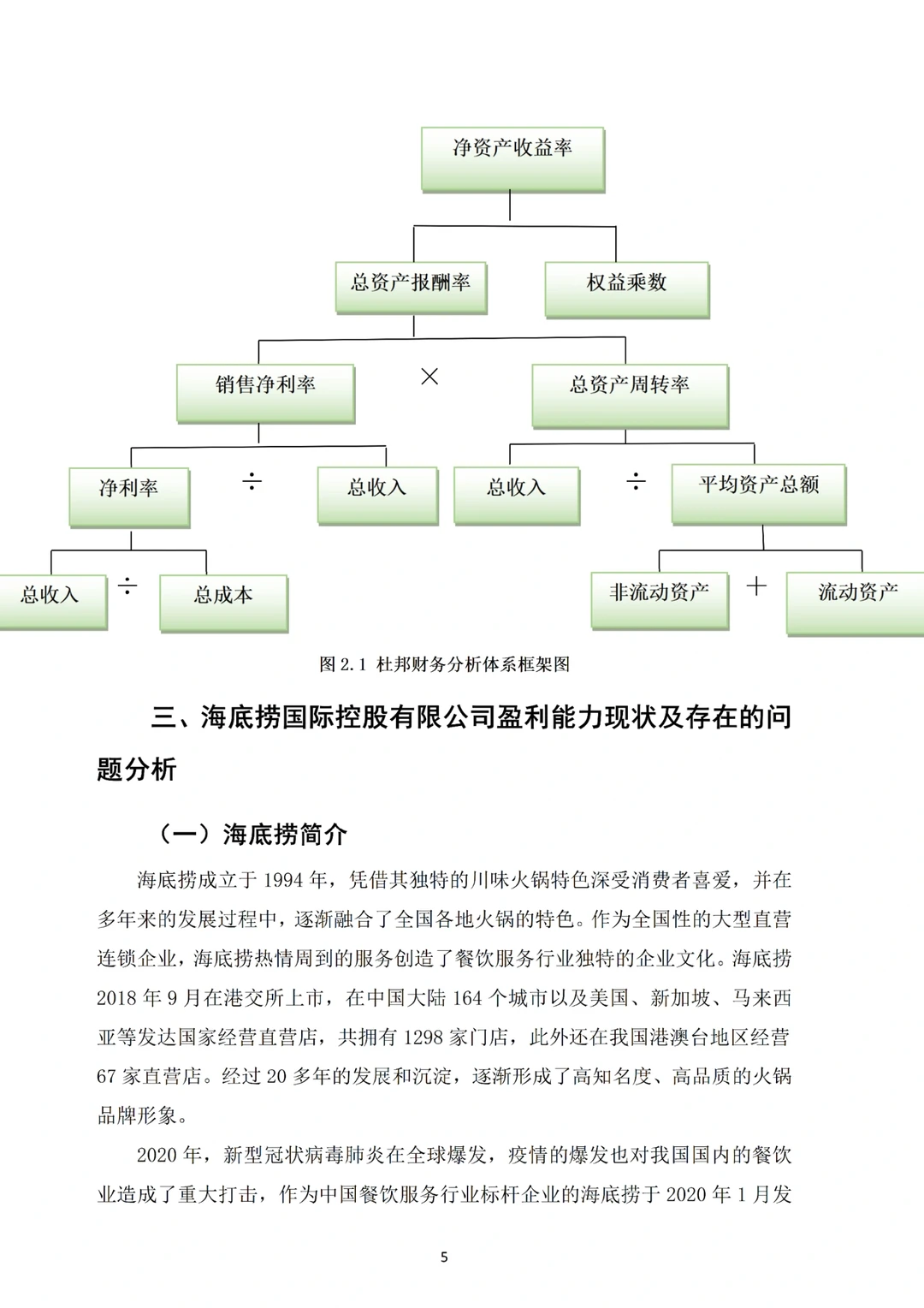 姐妹们,我的海底捞盈利能力分析论文写完啦