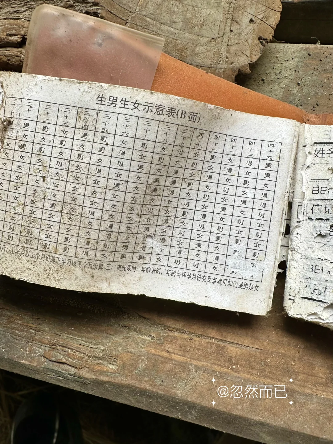 捡到一本古老的小册子