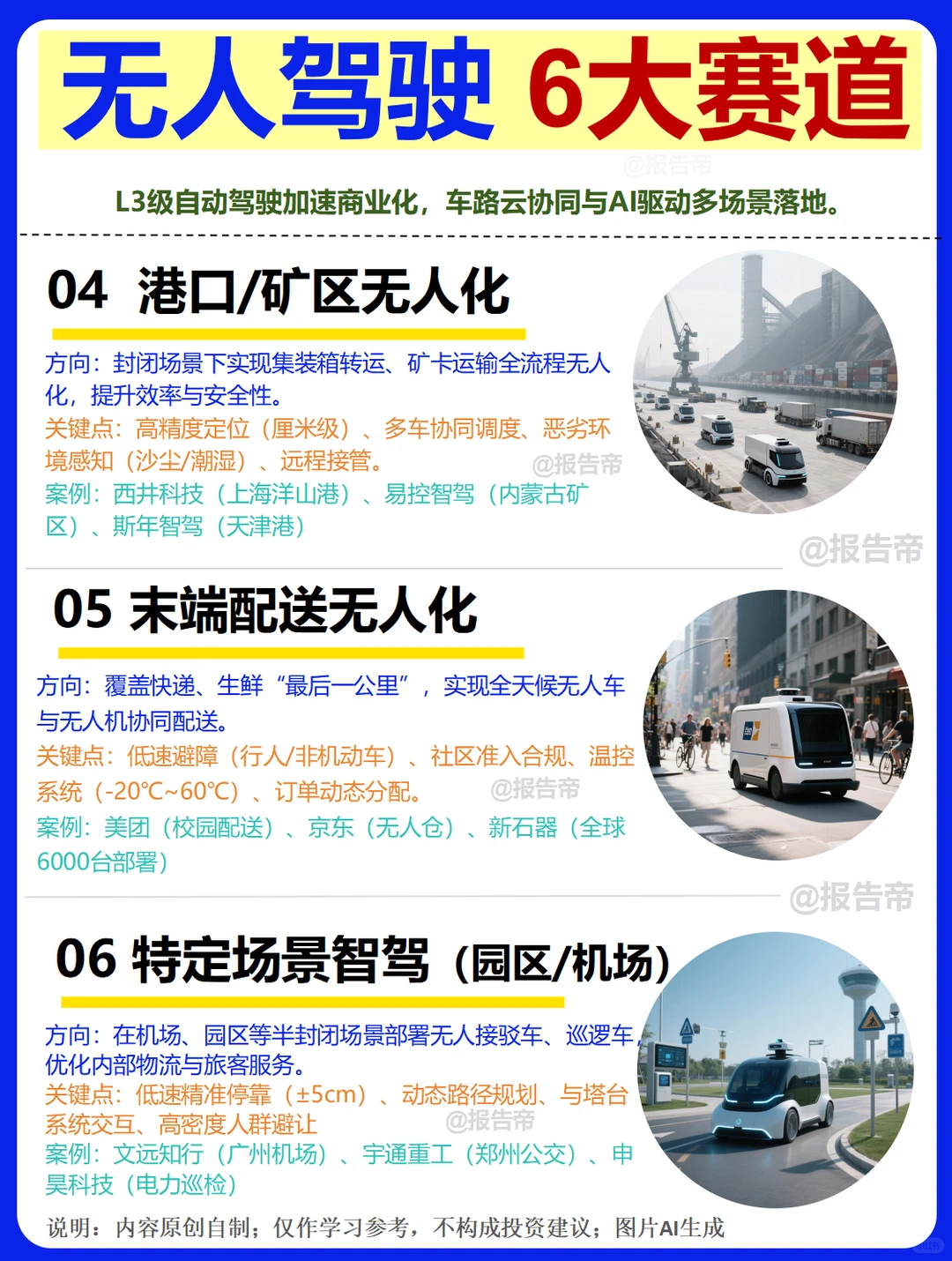 无人驾驶 首牌破冰～1天1条产业链