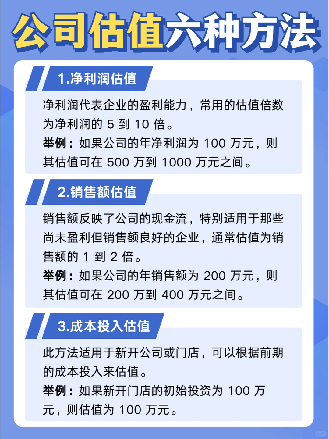 公司估值