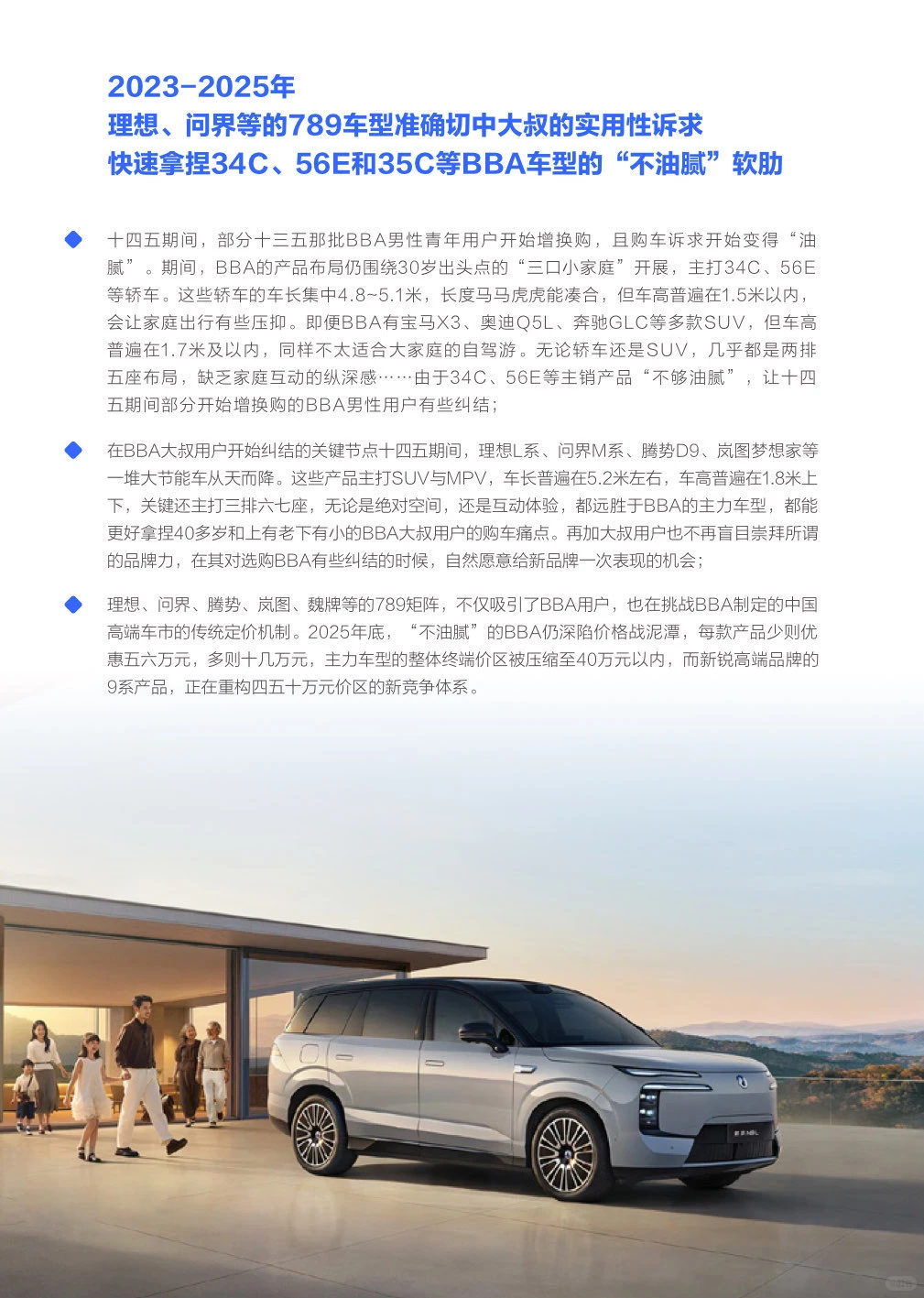 汽车｜NO.616 BBA市场竞争力分析报告