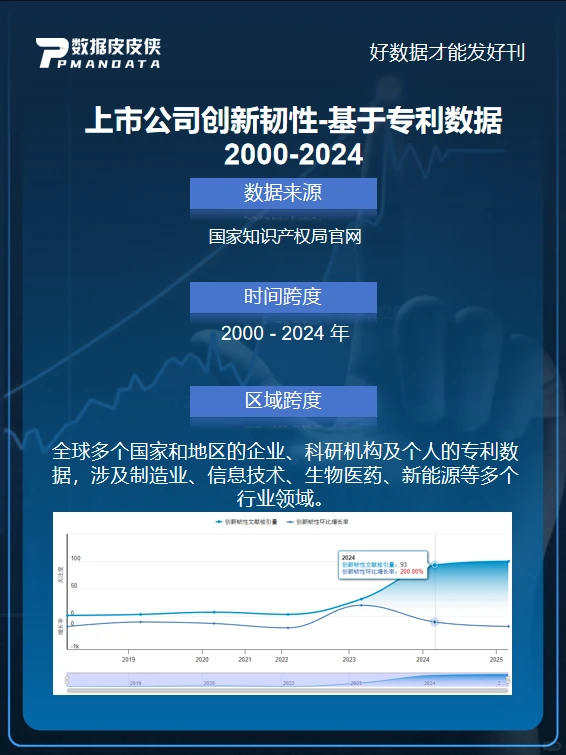 2000-2024专利数据拿捏创新韧性实证研究
