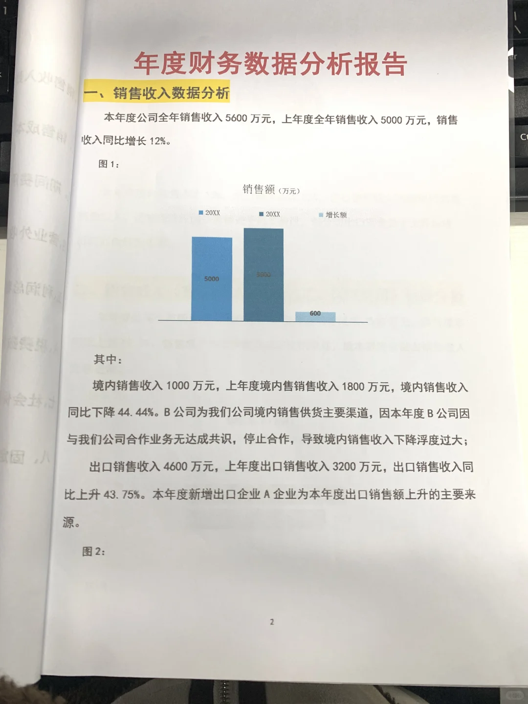 这下就不用担心写财务年度分析报告了，