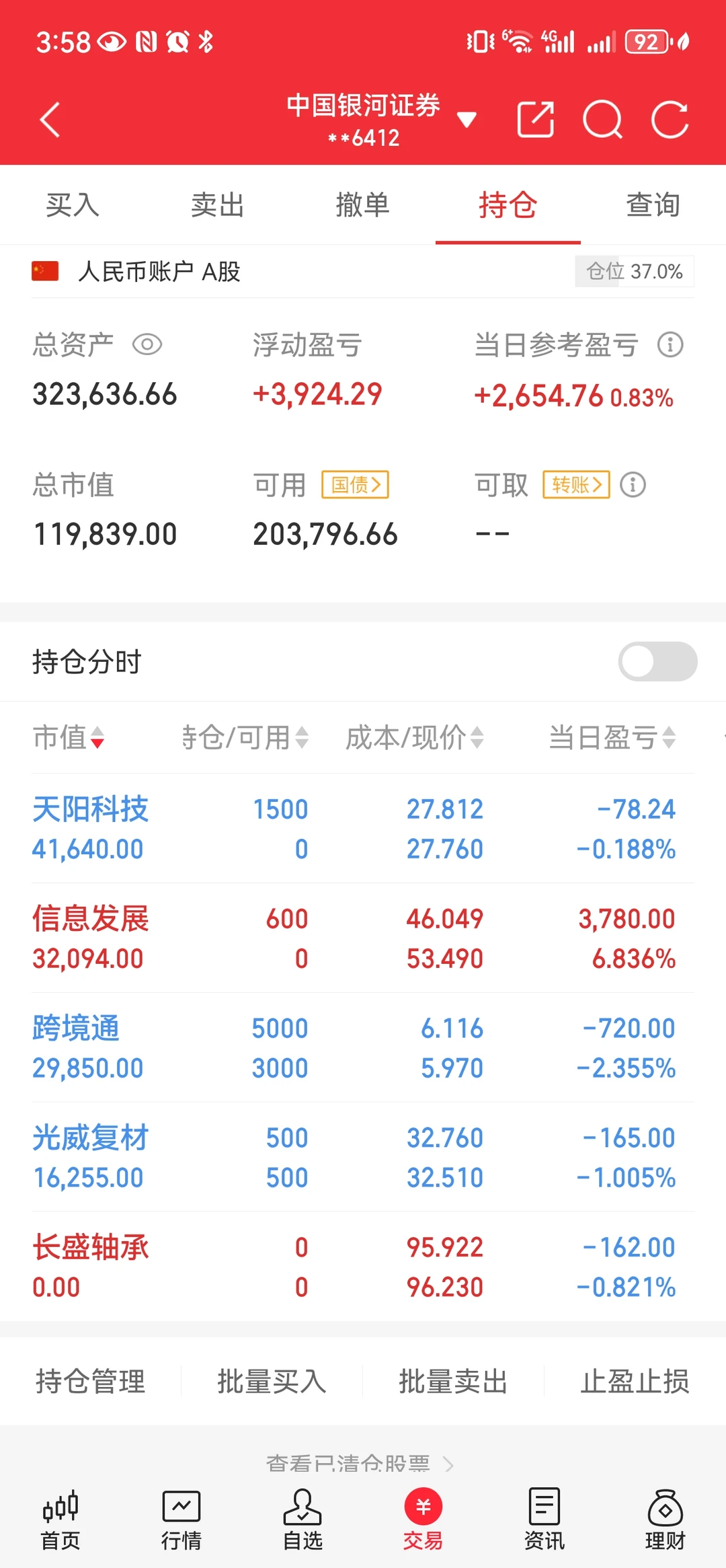Day5：公务员辞职勇闯股市，收入2654