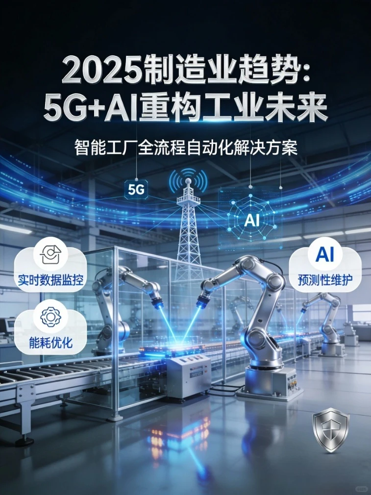 2025制造业趋势：5G+AI重构工业未来