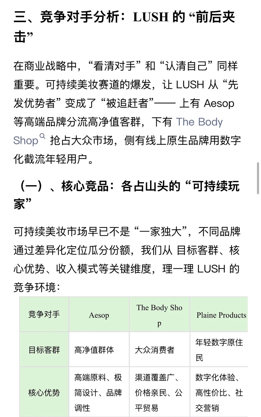 接上集｜英国本土美妆品牌LUSH商业战略拆解