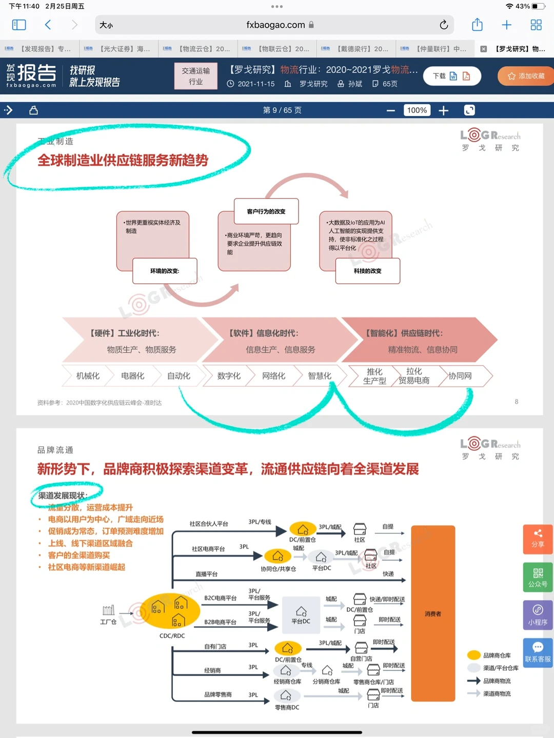 物流地产行业分析报告|5⃣️大专业机构展望