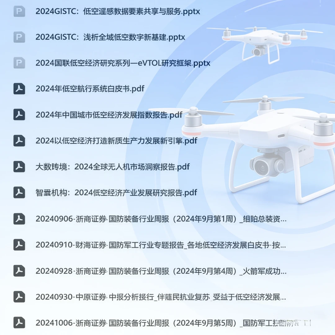 无人机航空研究2025低空经济行业研究报告