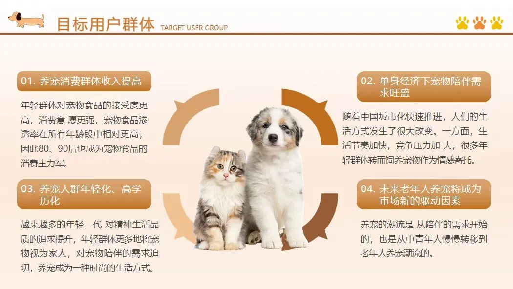 宠物行业创业项目PPT分享~