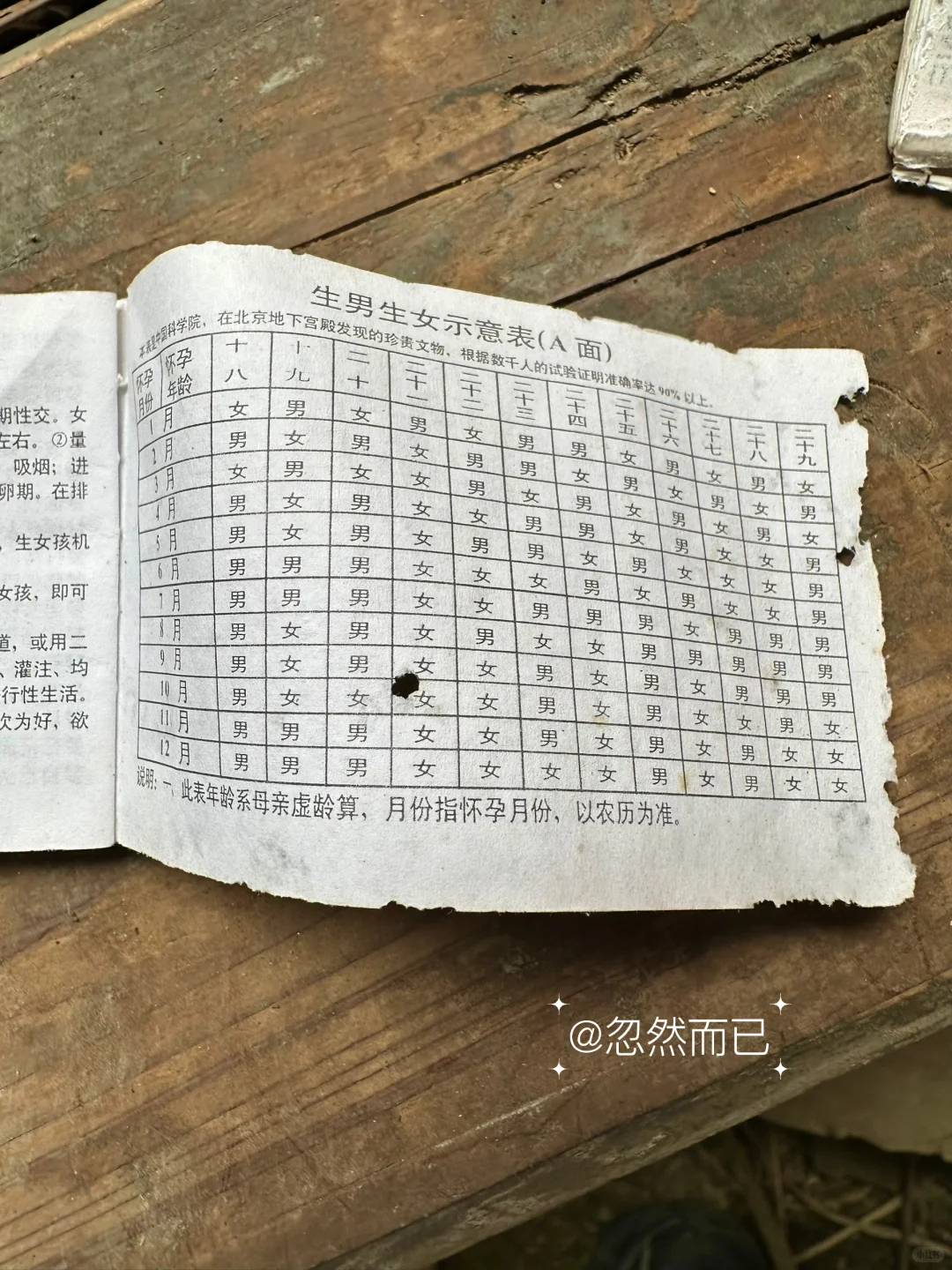 捡到一本古老的小册子