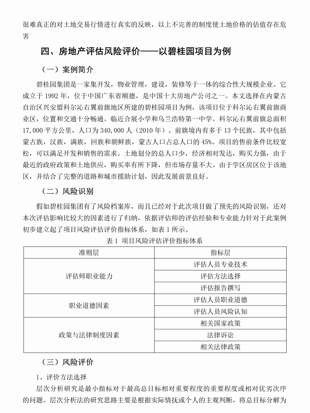 房地产评估风险研究--以碧桂园项目为例✅