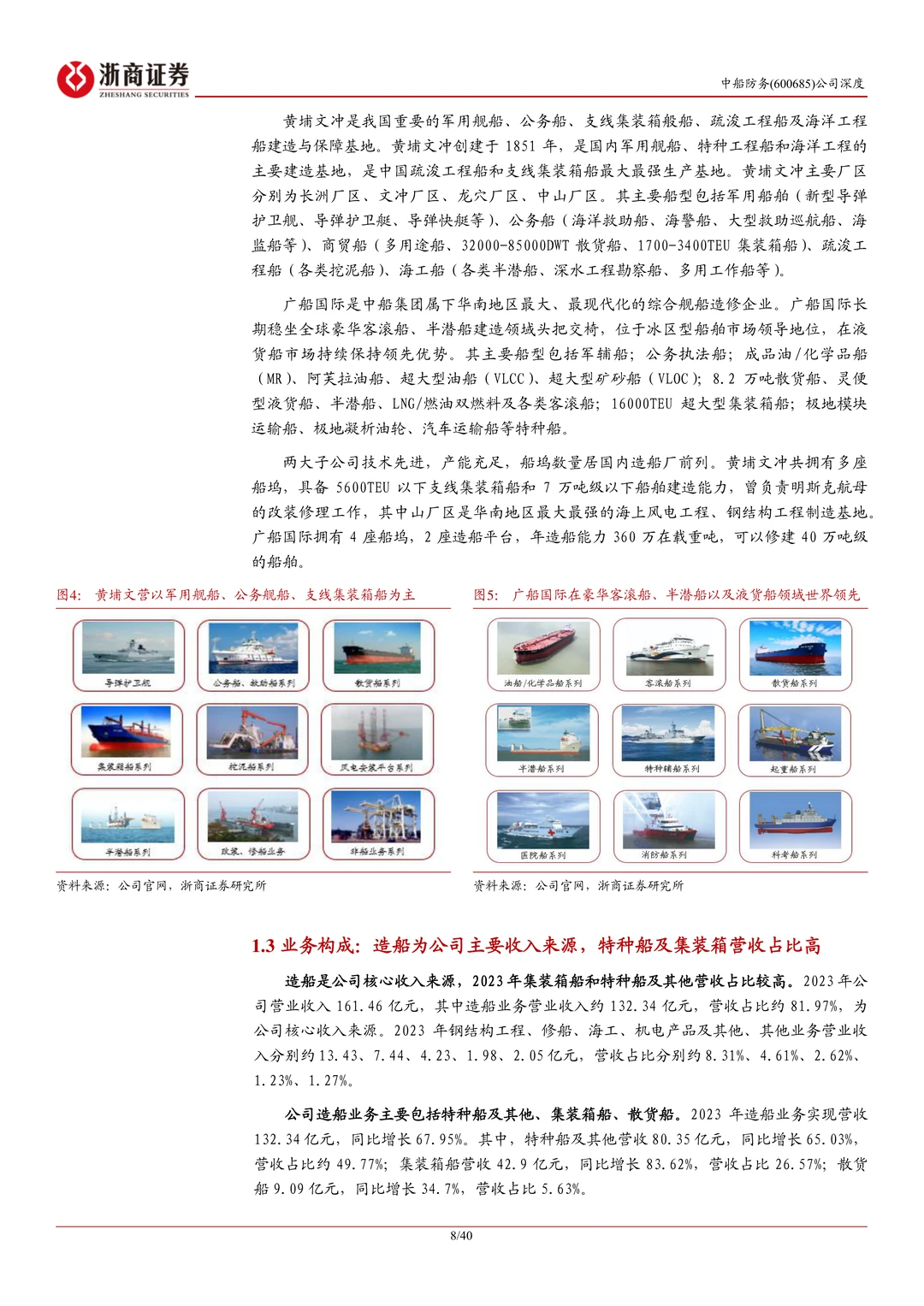 中船防务公司研究报告-受益船舶景气上行等