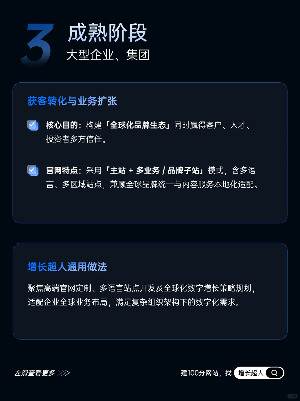 不同发展阶段的企业，官网制作方向也不同！