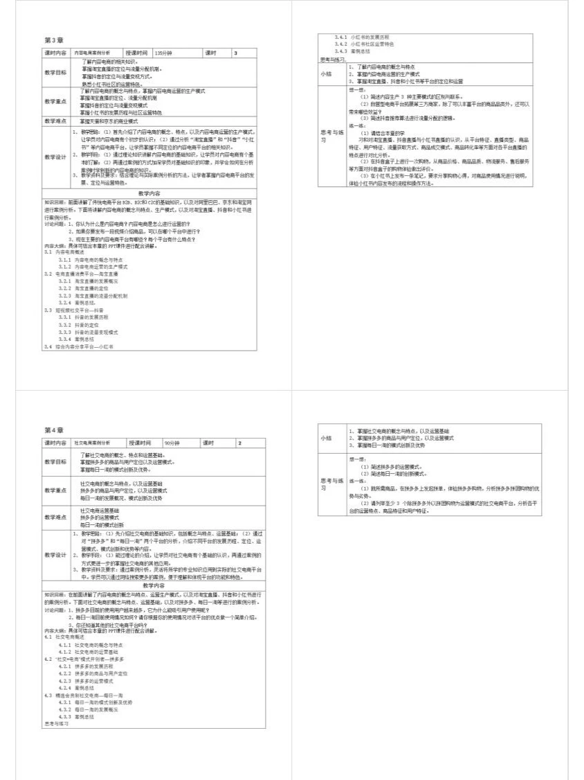 E052配教案电子商务案例分析教学课件PPT