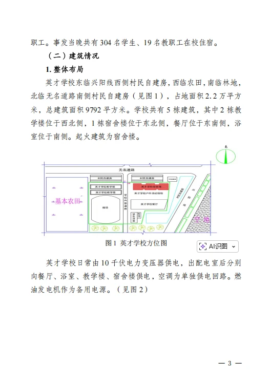 河南方城县英才学校重大火灾事故调查报告