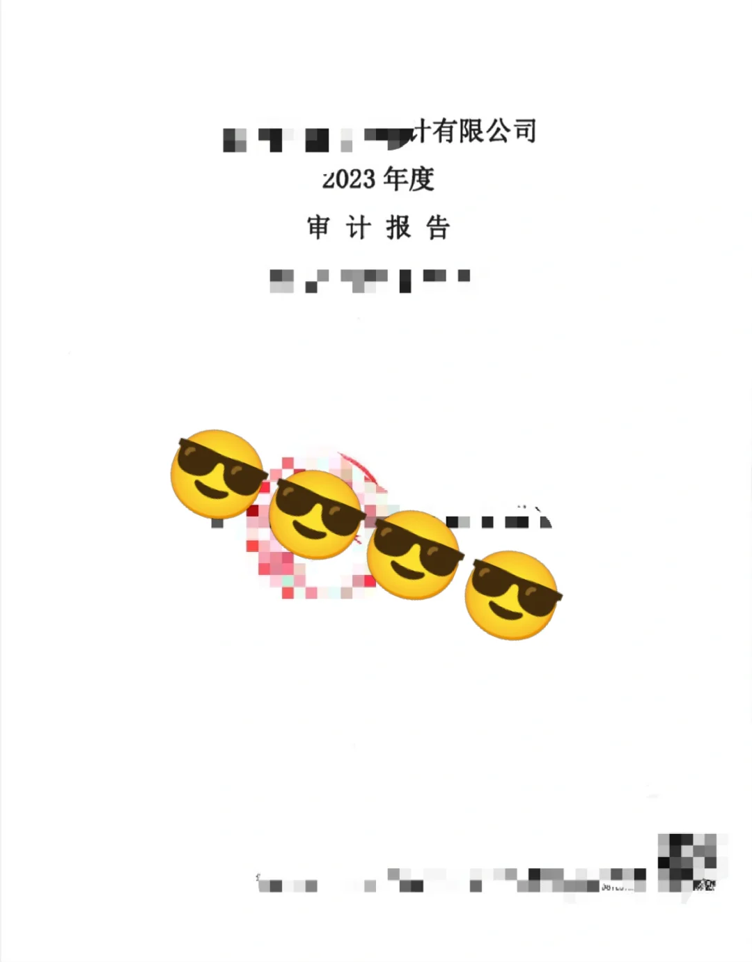 审计报告啦！！