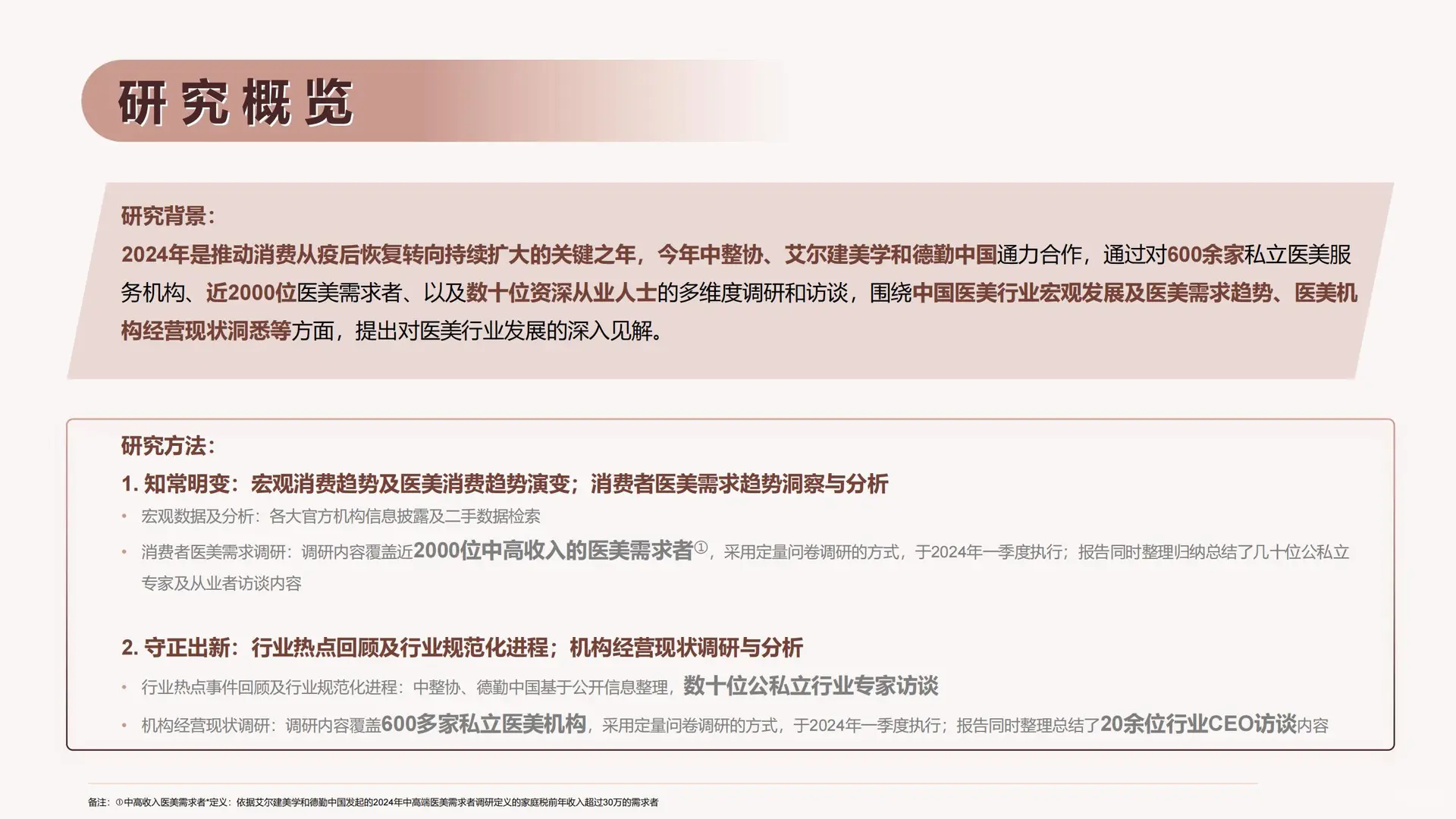 48 页 | 中国医美消费新趋势洞悉报告?