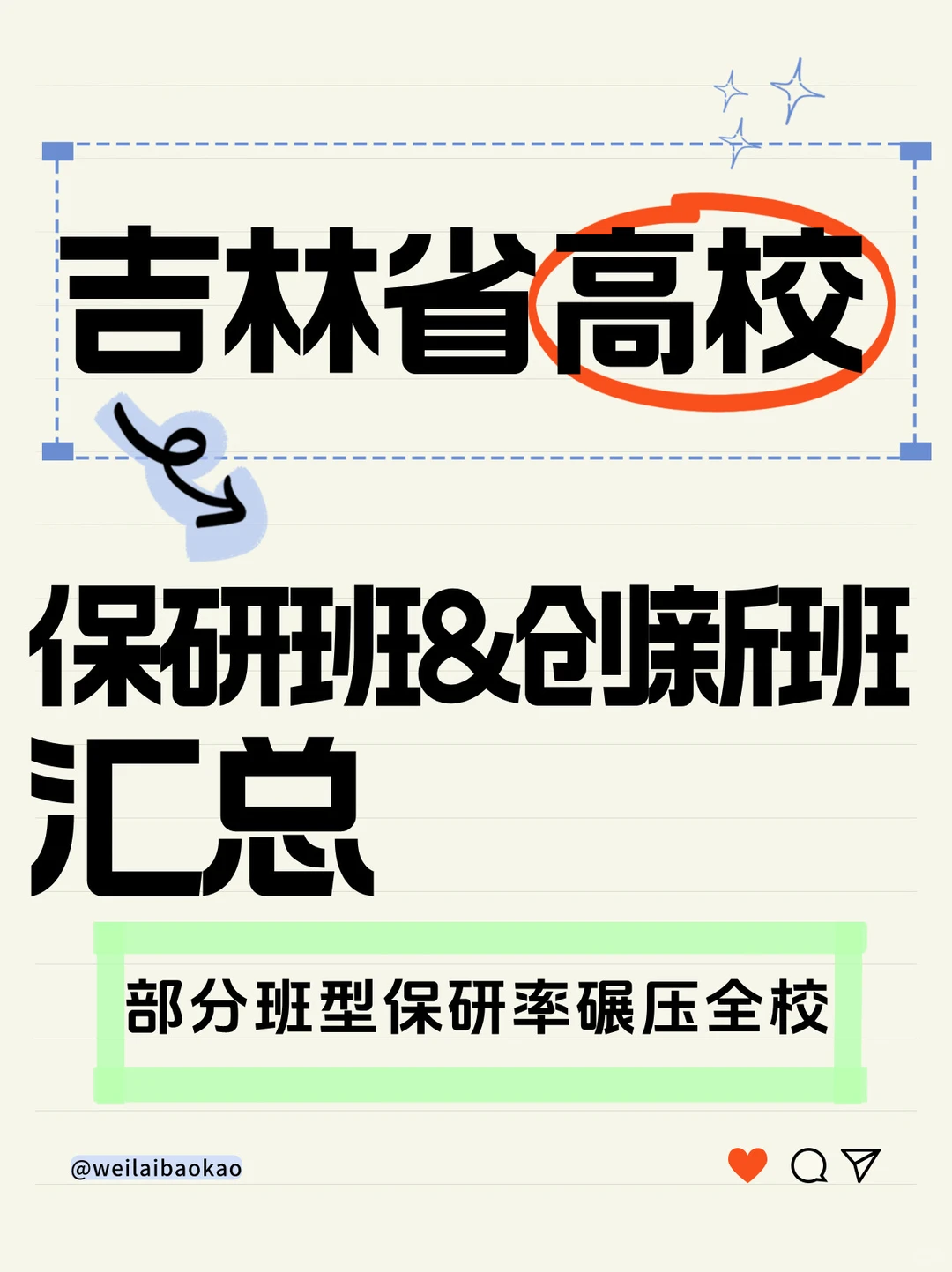 吉林高校保研班&创新班汇总
