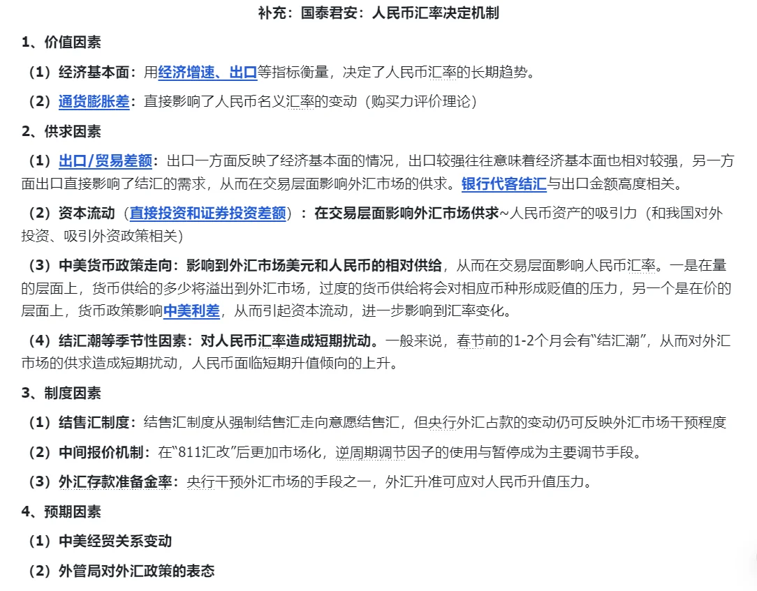 多阅读多积累|宏观经济指标6：汇率