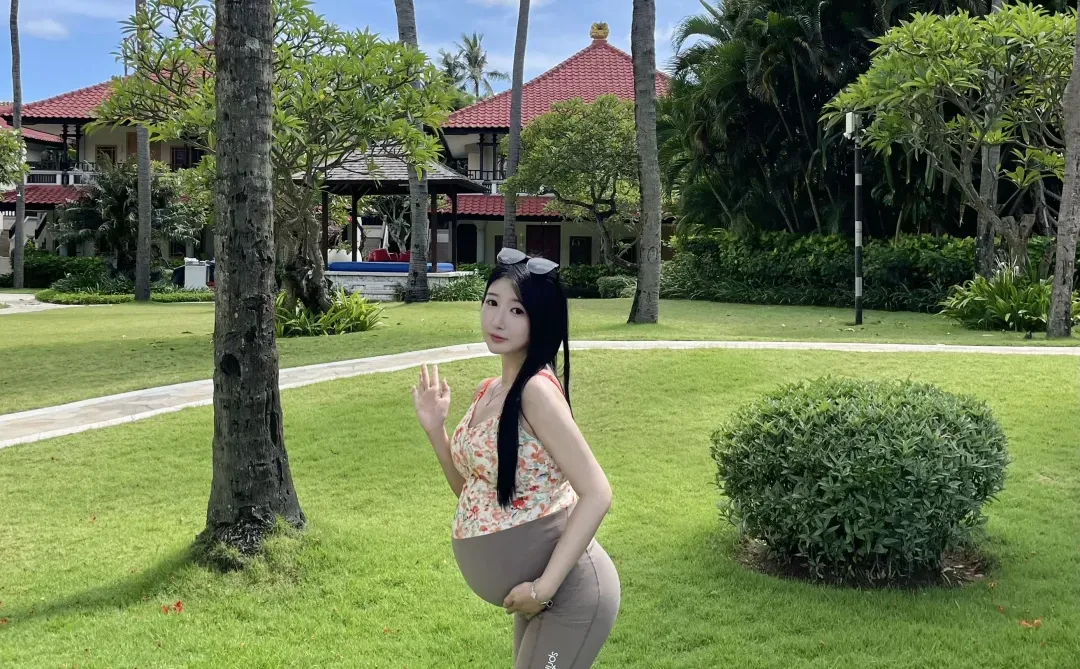 孕36W 大孕妇巴厘岛度假?️限定版前凸后翘