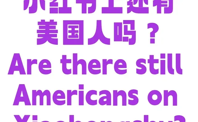 小红书上还有美国人吗？