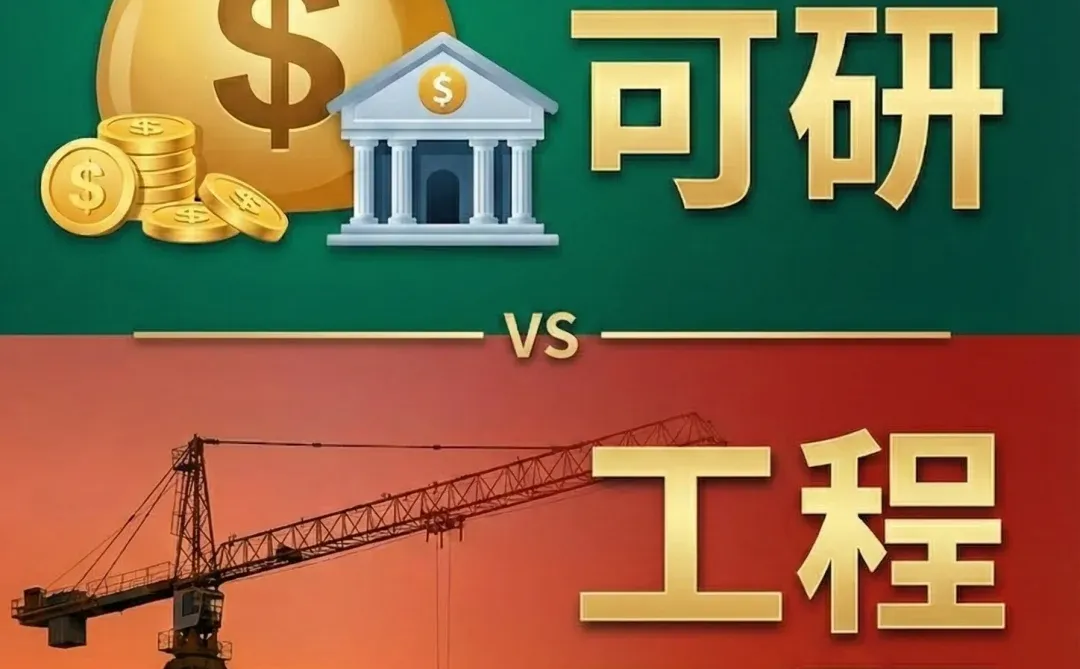 融资可研 vs 工程可研，到底有啥区别？