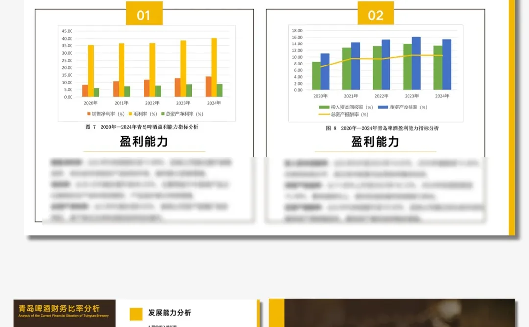 青岛啤酒财务分析PPT