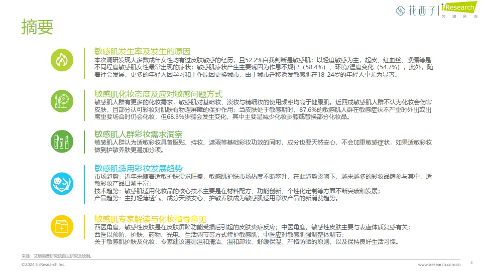 中国女性敏感肌深度分析与适敏彩妆