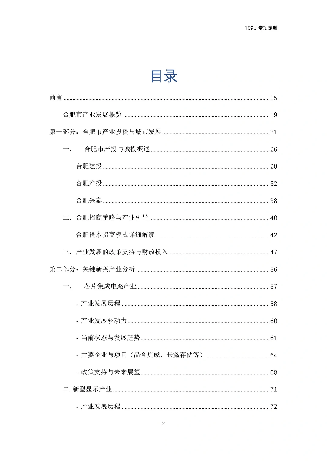 258页报告！合肥十大战略新兴产业全景洞察
