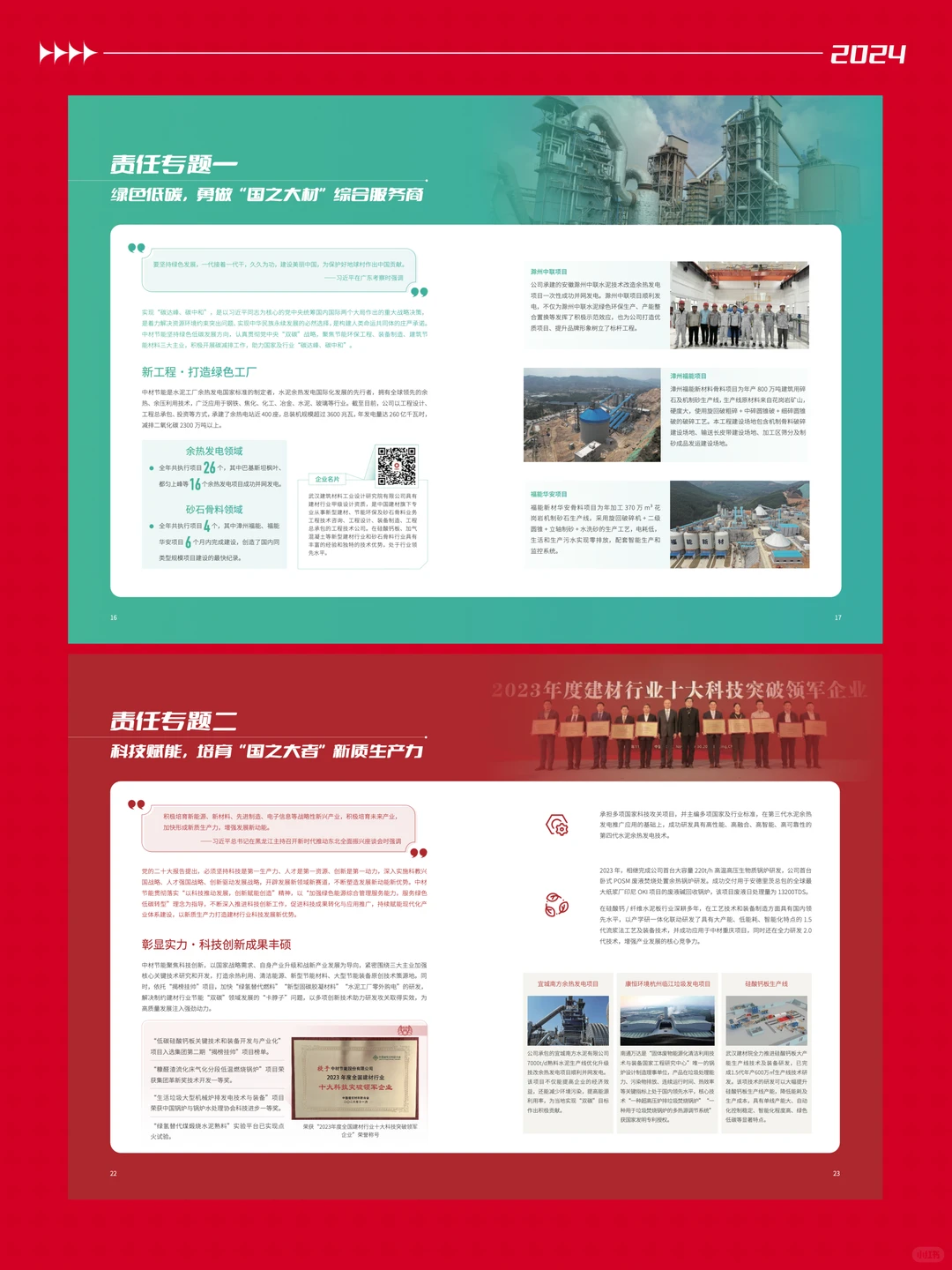 报告设计分享｜中材节能ESG报告设计