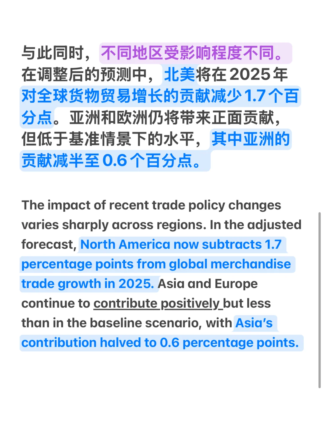 世贸组织Global Trade Outlook全球贸易展望