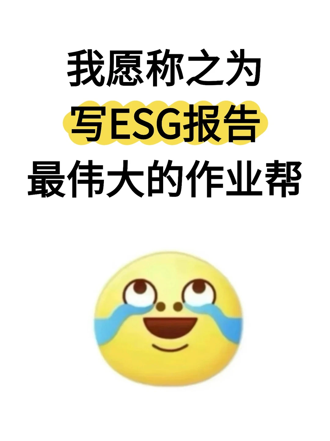 我愿称之为写ESG报告蕞伟大的作业帮...