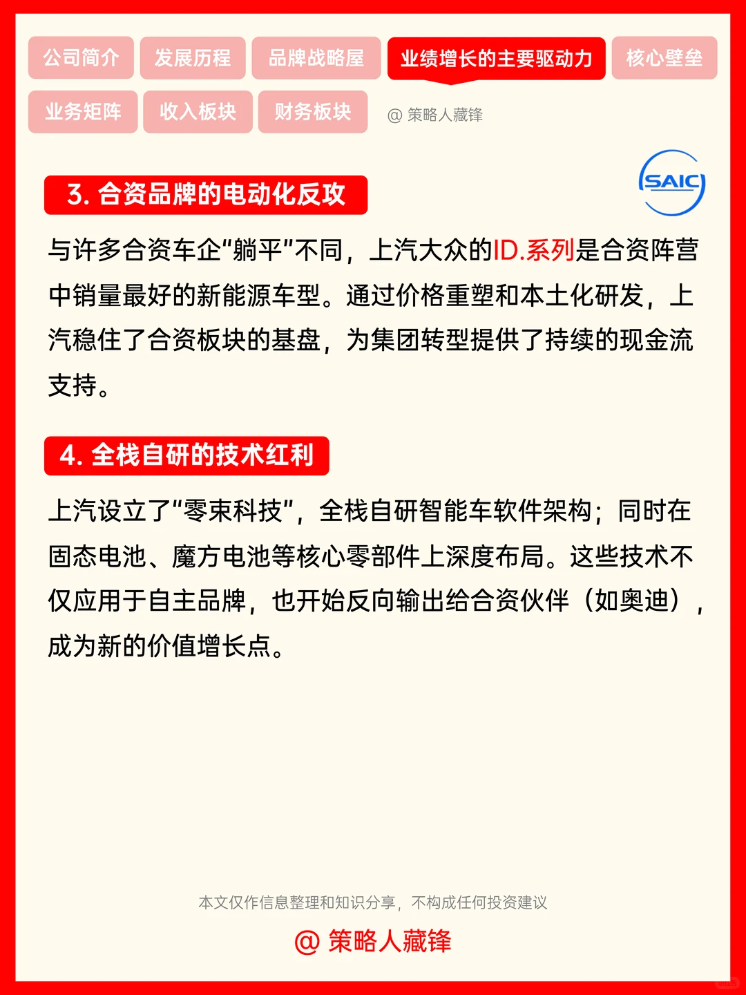 每天了解一家公司丨上汽集团