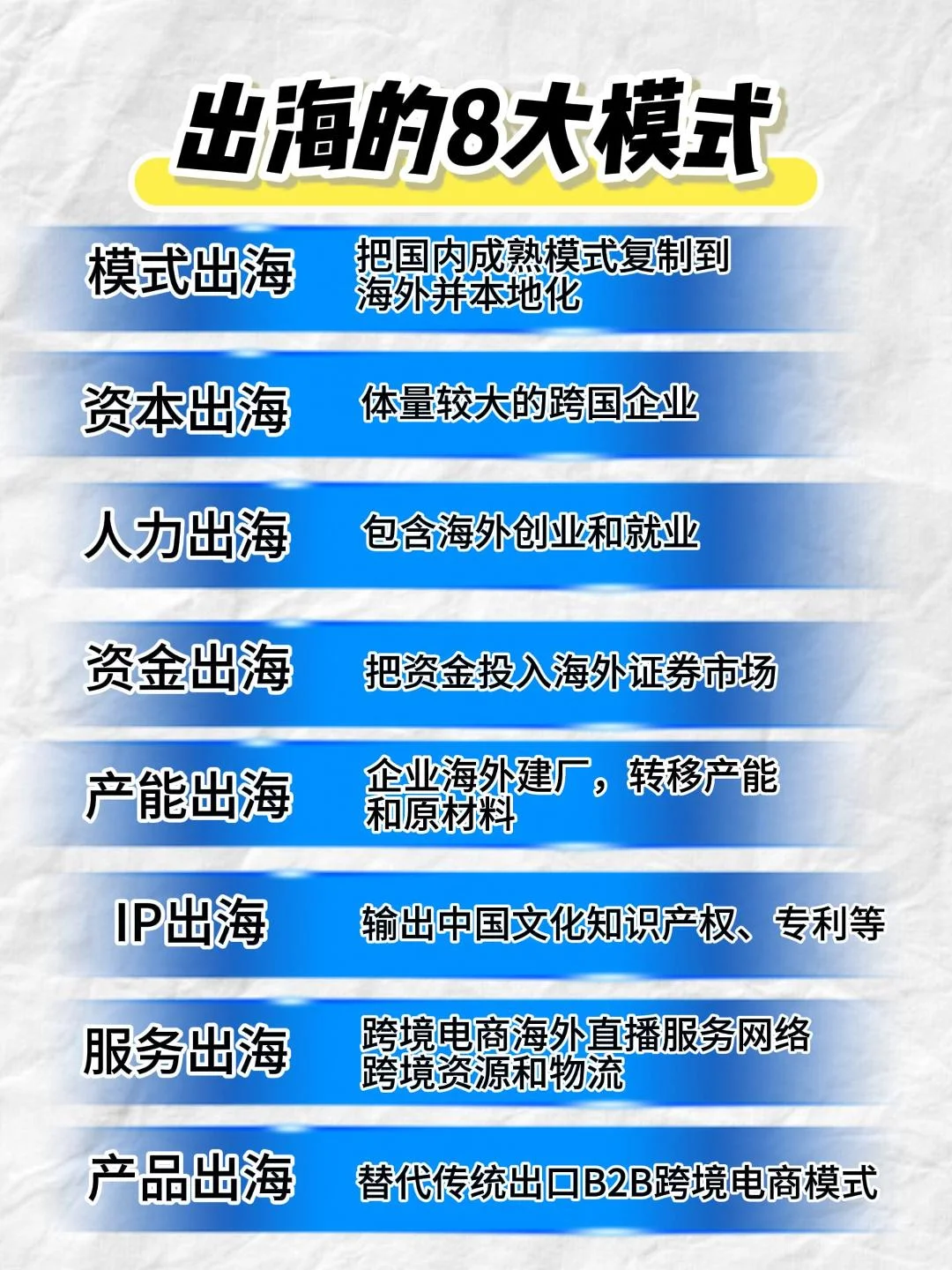 出海别瞎冲！8大模式直接对号入座?