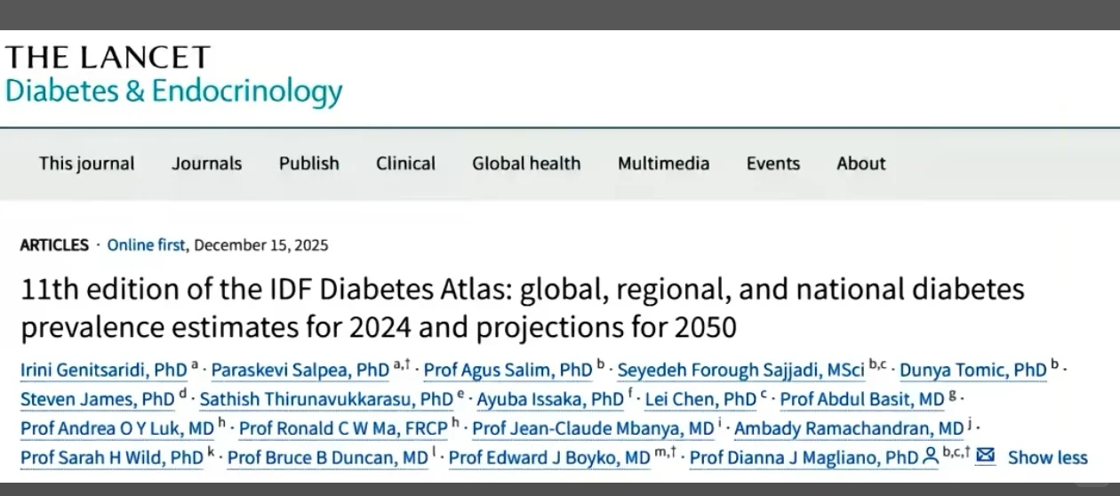 全球糖尿病地图2050趋势洞察