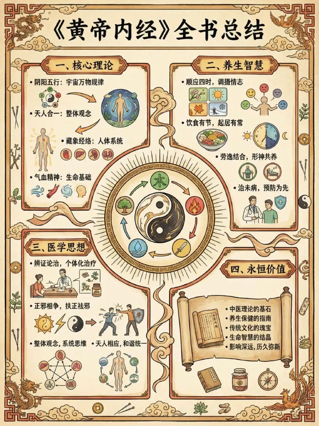 一定要学的内经！附思维导图