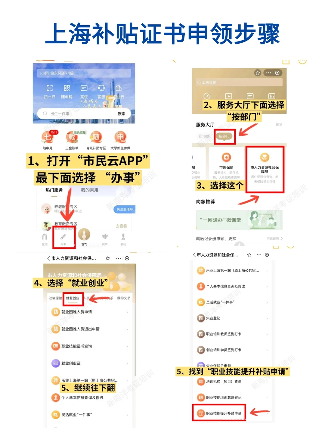 上海这些有补贴的技能证书千万别错过